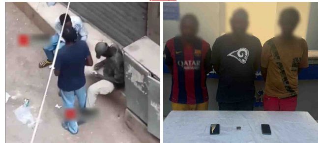 القبض على 3 أفارقة يتعاطون المخدرات فى البساتين بعد تداول فيديو
