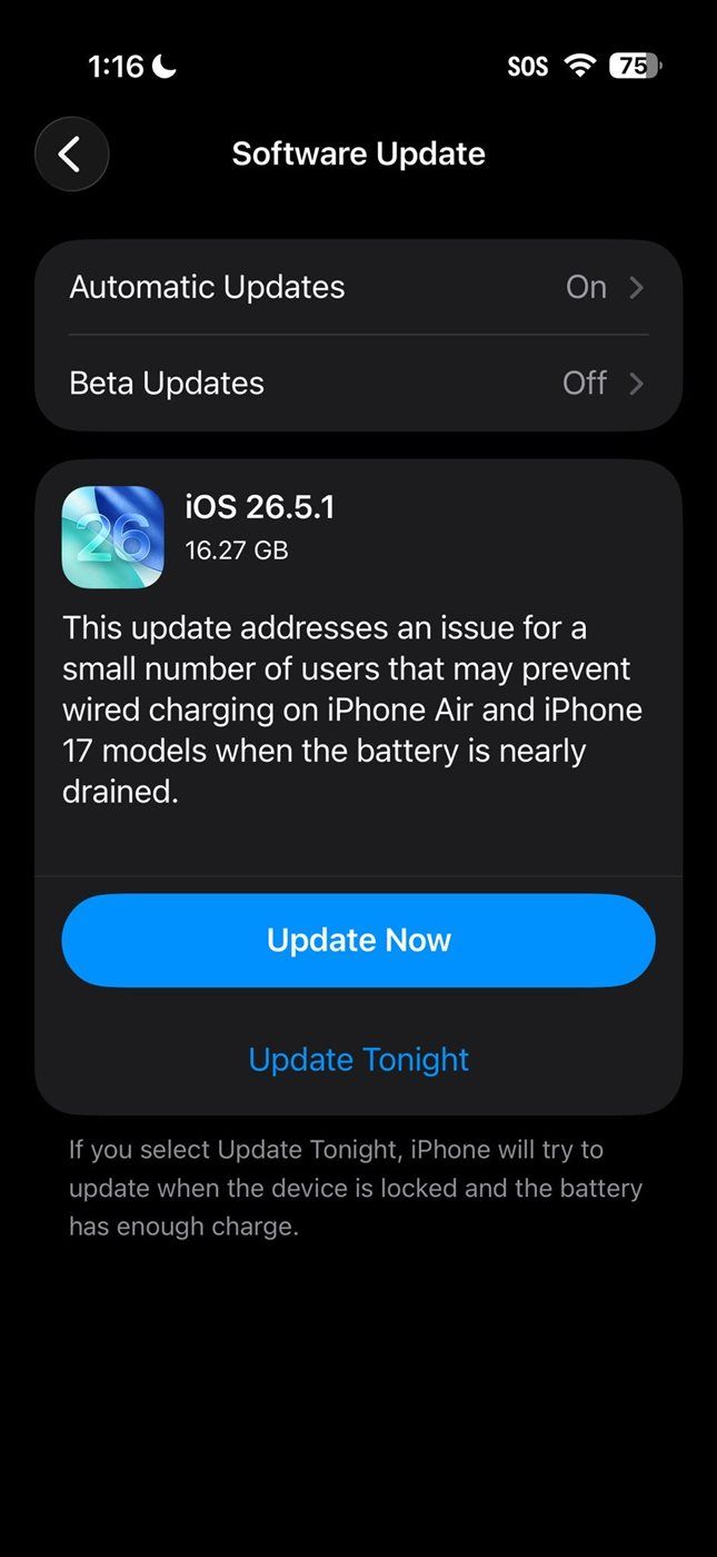 آبل تطلق تحديث iOS 26.5.2