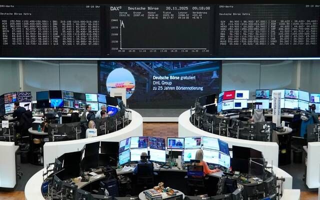 تراجع الأسهم الأوروبية طفيفاً بانتظار بيانات التضخم وقرار المركزي الأوروبي
