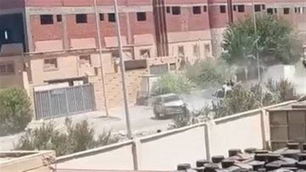 مطاردة وضرب نار ، بلطجية يثيرون الرعب بالمنطقة الصناعية في مدينة السادات