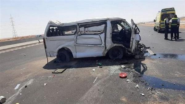 أسماء مصابي حادث انقلاب ميكروباص بالصحراوي الغربي أمام مدخل قرية 8 في المنيا