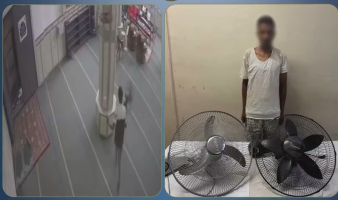 بدأت بفيديو على السوشيال ميديا.. نهاية سريعة للص سرق مروحتين من مسجد في الشرقية