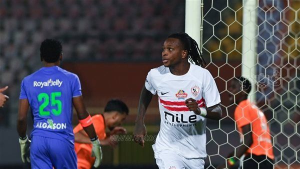 الدوري المصري، شيكو بانزا يتقدم بهدف الزمالك الأول أمام البنك الأهلي