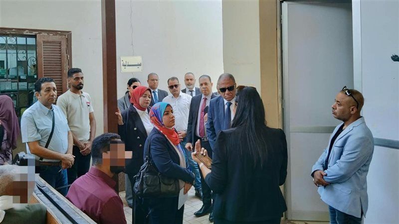 وفد "القومي لحقوق الإنسان" يتفقد مستشفى أسيوط للصحة النفسية