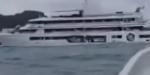 جنوح سفينة سياحية في المحيط الهادئ وإجلاء 30 راكبا.. فيديو