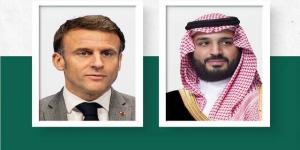 ولي العهد يبحث مع ماكرون تأثير تهديدات الملاحة البحرية في الاقتصاد العالمي