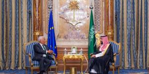 ولي العهد يلتقي رئيس المجلس الأوروبي - ترند نيوز