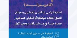 «الغذاء والدواء» تعتمد علاجا جديدا لسرطان الثدي المتقدم المرتبط بطفرة جينية - ترند نيوز