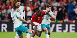 البرتغال تتقدم على الدنمارك 2-1 في الشوط الأول بدوري الأمم الأوروبية