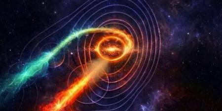 أول زوج من الثقوب السود العملاقة على وشك الاندماج