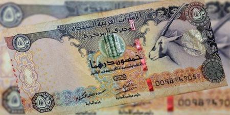 تراجع سعر الدرهم الإماراتي أمام الجنيه في البنوك بختام تعاملات اليوم الإثنين