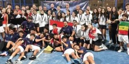 مصر تتوج بكأس أفريقيا الأولى لناشئى البادل