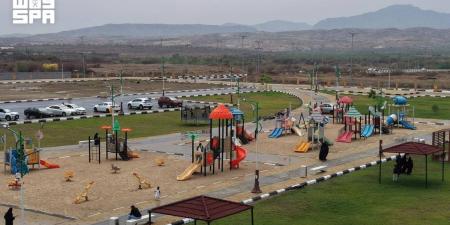 ممشى البلدية بمحافظة الحرث.. متنفس سياحي يعكس جمال الطبيعة الجبلية بجازان - ترند نيوز