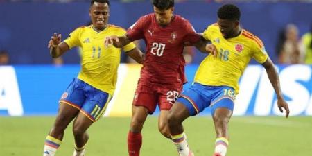 ترتيب مجموعة البرتغال في كأس العالم بعد التعادل مع كولومبيا