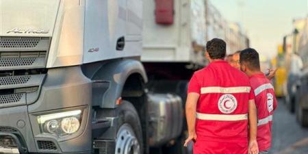 زاد العزة، الهلال الأحمر المصري يواصل دعم الأشقاء في غزة بقافلة جديدة