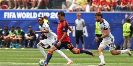 كأس العالم، نتيجة مباراة إسبانيا ضد بلجيكا بعد مرور 70 دقيقة
