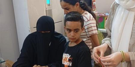 منارة تفاعلية وأشغال يدوية، "المكرامية والتطريز" يجذبان رواد معرض كتاب الإسكندرية بجناح الأزهر