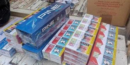 ضبط 300 علبة سجائر مجهولة المصدر خلال حملة تموينية في بورسعيد