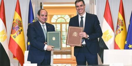 تفاصيل تطور الشراكة الاستراتيجية المصرية الإسبانية بقيادة السيسي وسانشيز