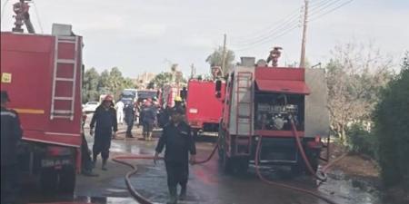 ماس كهربائي وراء إصابة شخصين في حريق محل بالعمرانية
