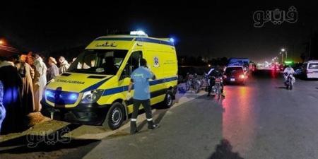 بسبب غياب الإضاءة الليلية، حادث مروع بين تروسيكل وسيارة في مغاغة بالمنيا ووقوع إصابات