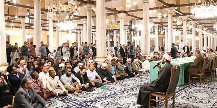 اليوم،
      انعقاد
      مجلس
      الحديث
      الحادي
      والثلاثون
      بمسجد
      الإمام
      الحسين
      لاستكمال
      شرح
      كتاب
      الموطأ