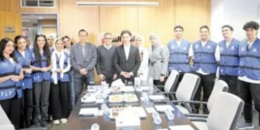 وزير الرياضة ورئيس تحرير اليوم السابع فى الملتقى السنوي لاتحاد شباب يدير شباب