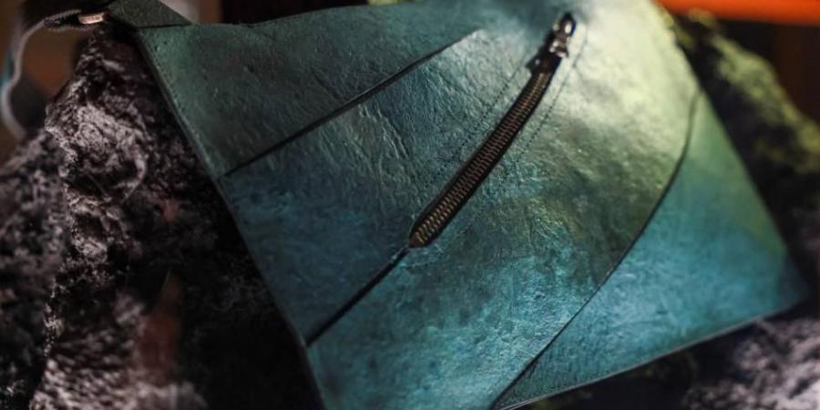 ابتكار فريد.. حقيبة يد من كولاجين الديناصورات