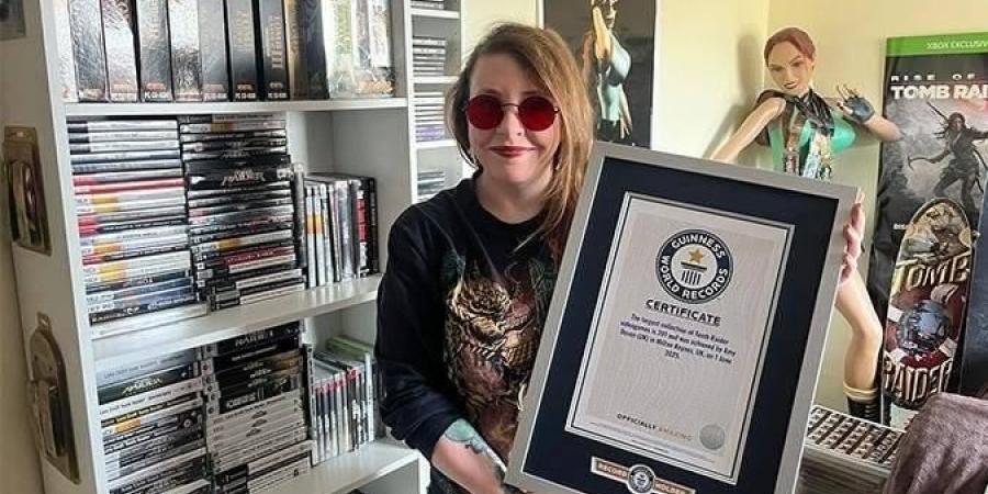 بريطانية في «غينيس» بـ 291 لعبة «تومب رايدر»