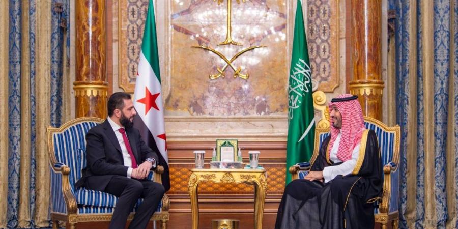 ولي العهد يلتقي رئيس الجمهورية العربية السورية - ترند نيوز