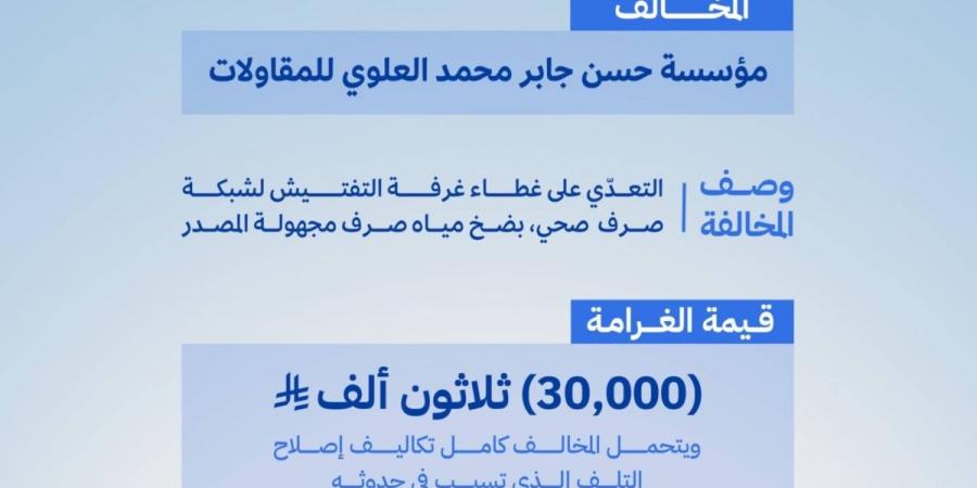الهيئة السعودية للمياه تُصدر قرارين بمخالفة أحكام نظام المياه وتفرض غرامات بإجمالي (130,000) ريال - ترند نيوز