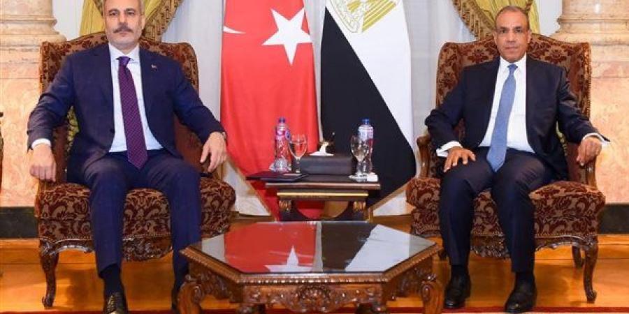 تفاصيل لقاء وزير الخارجية مع نظيره التركي على هامش اجتماع الأطراف الاقليمية الأربعة بالقاهرة