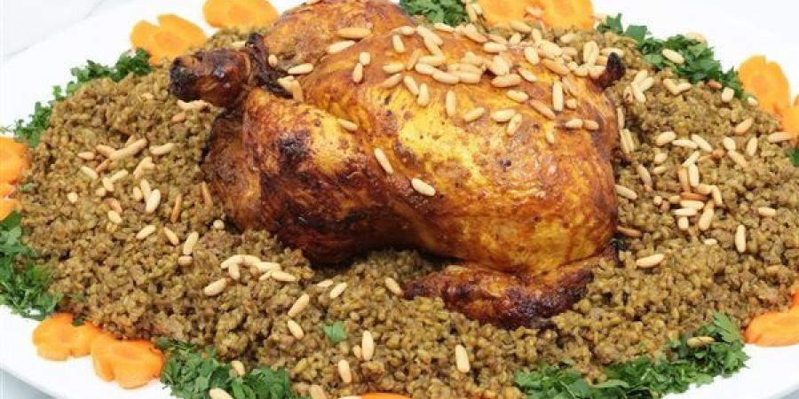 طريقة عمل الدجاج بالفريك بمذاق لا يقاوم