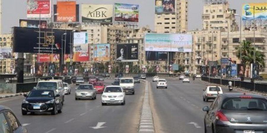 حالة المرور اليوم، انتظام حركة السيارات على المحاور الرئيسية بالقاهرة والجيزة والقليوبية