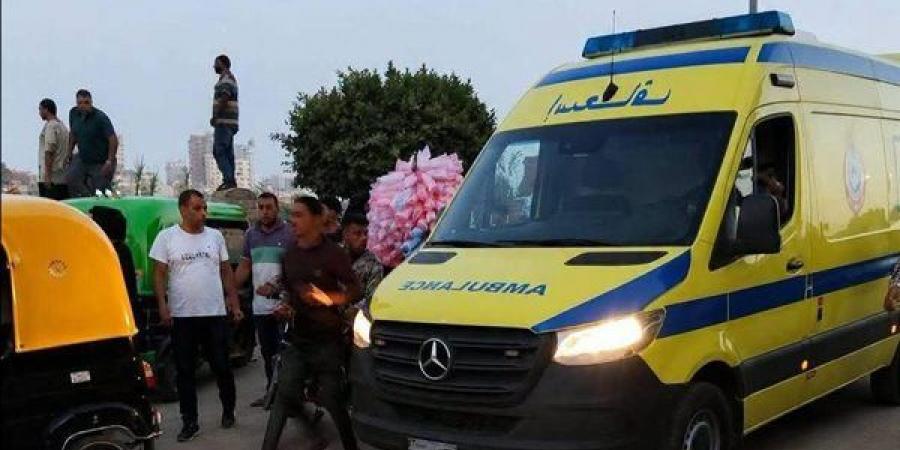 مصرع سيدة حامل وإصابة زوجها في تصادم قطار بدراجة نارية على مزلقان بالغربية