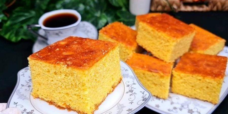 طريقة عمل كيكة البسيسة بنكهة البرتقال، لذيذة وسهلة التحضير