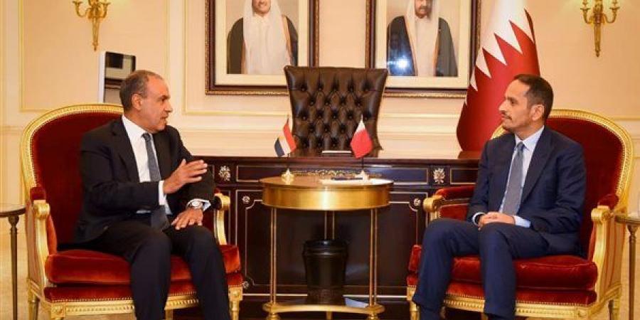وزير الخارجية يبحث في نيويورك مع رئيس وزراء قطر العلاقات الثنائية والأوضاع الإقليمية