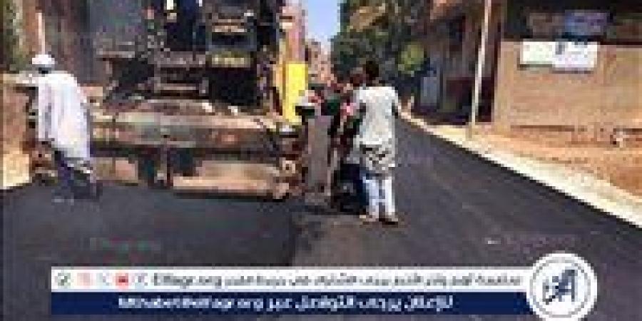 محافظ سوهاج..بدء أعمال رصف طريق الشوش