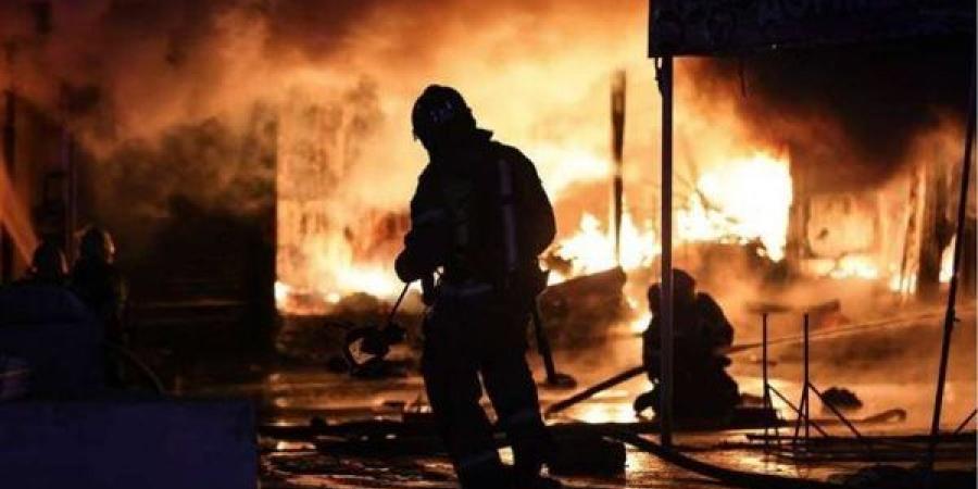 اندلاع حريق بمدرسة النيل جاردن في أوسيم والحماية المدنية تدفع بـ 5 سيارات إطفاء