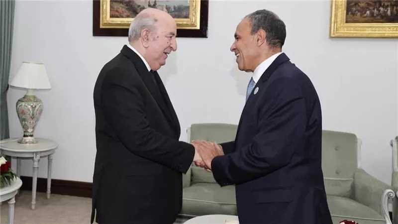 وزير الخارجية يلتقي رئيس الجمهورية الجزائرية