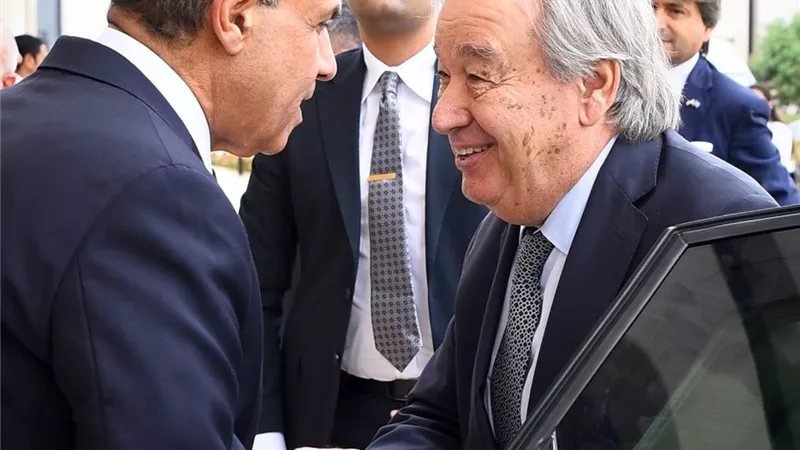 وزير الخارجية يستقبل الأمين العام للأمم المتحدة لبحث التعاون المشترك والمستجدات الدولية