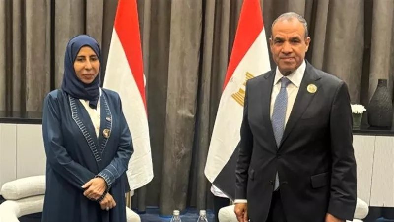وزير الخارجية يلتقي نظيرته اليمنية ويبحث سبل دعم الاستقرار في اليمن والتطورات الإقليمية