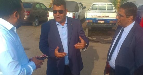 رئيس شركة الصرف الصحي بالإسكندرية يتفقد محطة التنقية الشرقية