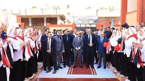 وزير التعليم ومحافظ الغربية يفتتحان مدرسة شوني بطنطا