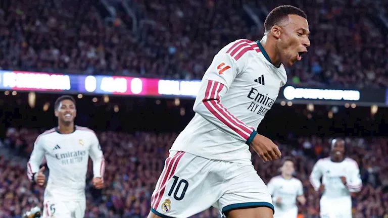 ملخص الشوط الثاني من مباراة برشلونة وريال مدريد