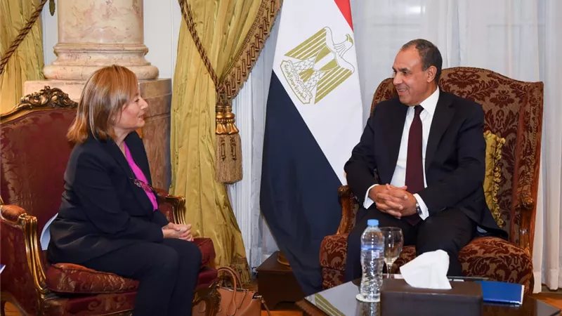 وزير الخارجية يستقبل نائبة رئيس بنك الاستثمار الأوروبي