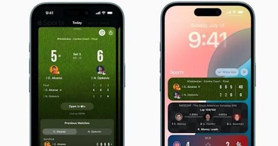أبل تحدث تطبيق Sports بتحسينات للأنشطة المباشرة وإضافة 5 بطولات كرة قدم