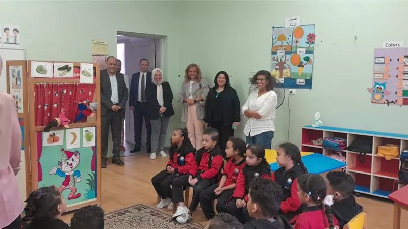 نائبة وزيرة التضامن الاجتماعي تتفقد حضانة «خير وبركة والمرأة الجديدة» بمجمع الخدمات المتكاملة في الأسمرات