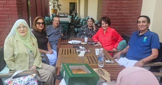 أول ظهور للفنانة سميرة أحمد بعد شائعة مرضها مع شمس البارودى
