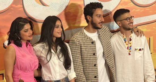 ياسمينا العبد ونور النبوي يحتفلان بالعرض الخاص لفيلم "ولا كان عالبال"